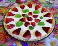 American Strawberry-Cheesecake