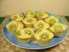 Buttermilchmuffins mit Kiwi und Banane