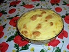 Rhabarberkuchen mit Vanillepudding