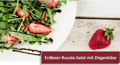 Erdbeer-Rucola-Salat