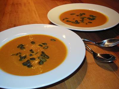 Kürbiscremesuppe